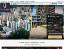 Tablet Screenshot of crillon.com.br